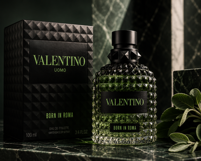 Valentino Uomo nacido en Roma Verde Stravaganza Agua de Toilette para Hombre